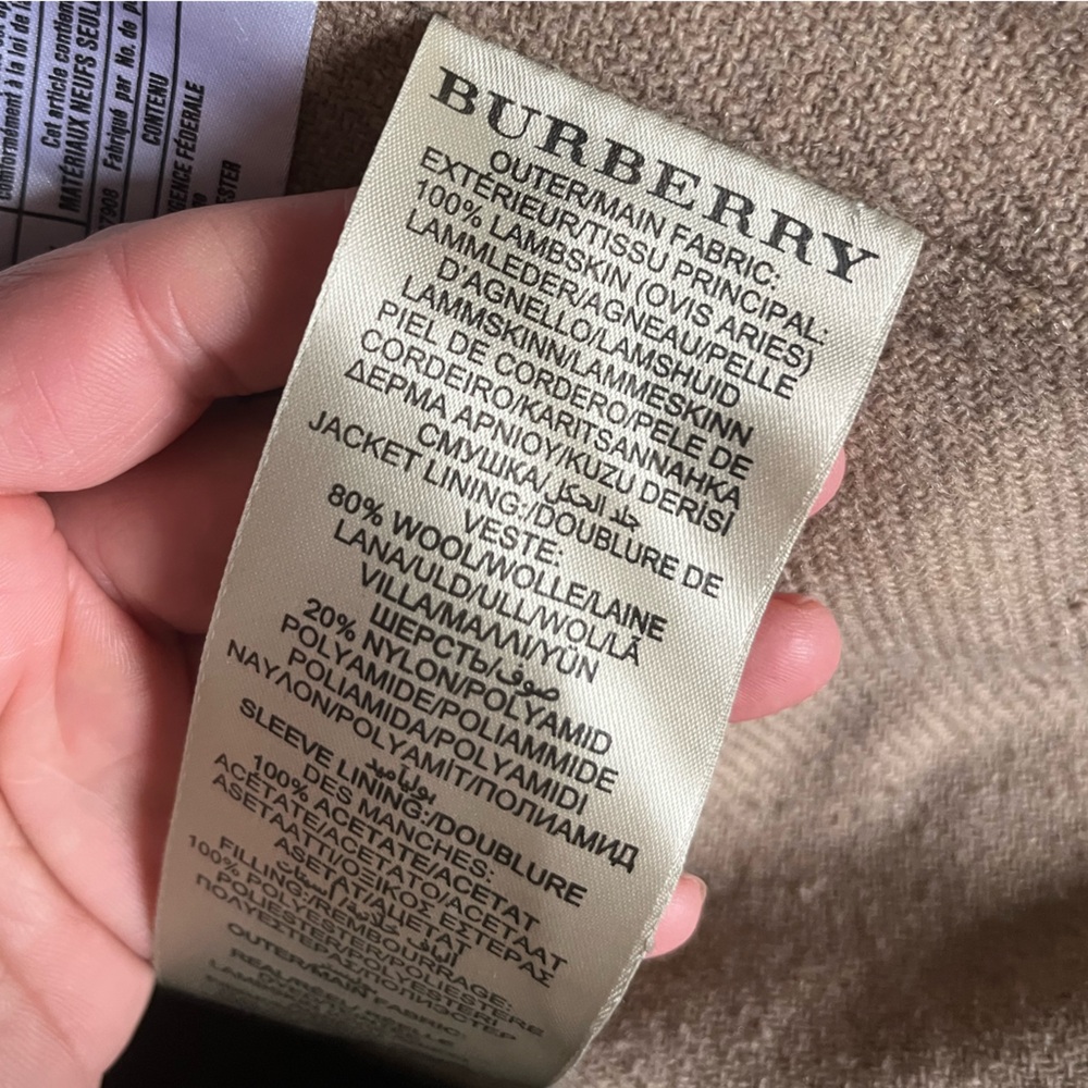 Burberry Leather Trench Coat - Picture 16 of 16